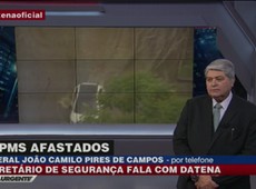 Secretário de segurança fala sobre afastamentos de PMs