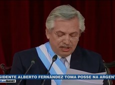 Presidente Alberto Fernandez toma posse na Argentina