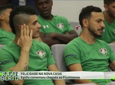 Egídio celebra acerto com o Fluminense