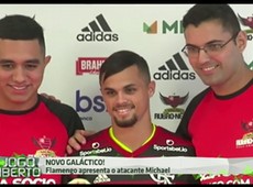 Michael é apresentado com otimismo no Flamengo