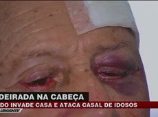 Quadrilha invade casa e ataca casal de idosos