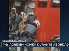 SP: Policiais são afastados após agressão durante abordagem