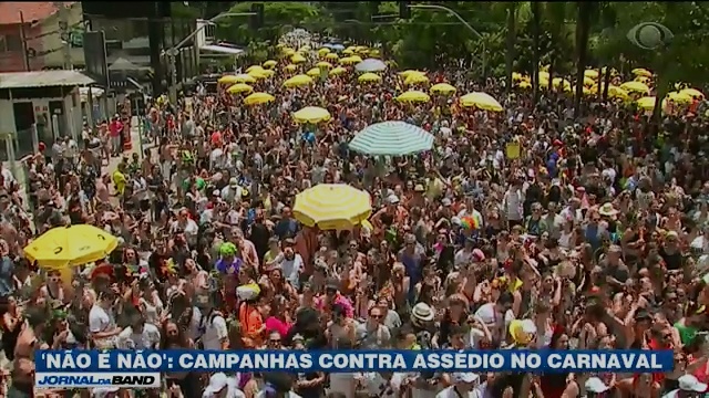 Campanhas Contra Assédio Ganham Força No Carnaval Vídeos Band 