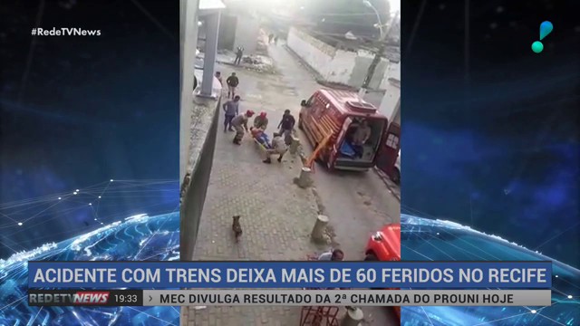 Acidente com trens deixa mais de 60 feridos no Recife - 18/02/2020 ...
