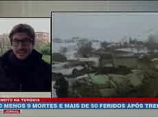 Terremoto deixa nove mortos e 50 feridos na Turquia