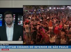 Foliões lotam cidades do interior de São Paulo