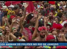Blocos animam os foliões no Rio de Janeiro