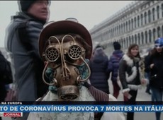 Surto de coronavírus provoca sete mortes na Itália