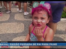 Paixão pela folia vira tradição de família