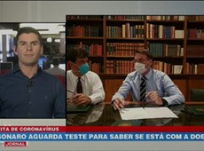 Bolsonaro aguarda teste para saber se está com coronavírus