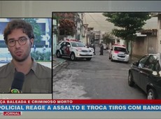 SP: Policial reage a assalto e troca tiros com bandidos
