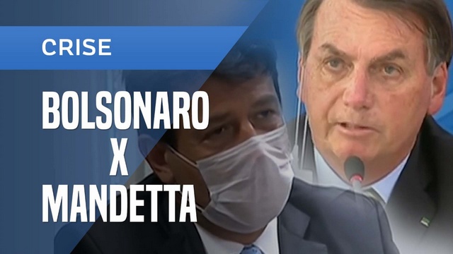 Discursos de Bolsonaro x Mandetta: a contradição do governo acerca do coronavírus