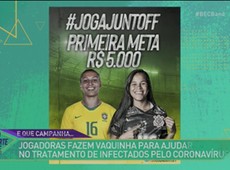 Jogadoras de futebol promovem vaquinha pró-SUS