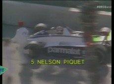 Em 1980, Band narra vitória de Nelson Piquet na Fórmula 1