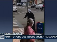 ‘Morte’ pede que idosos voltem para casa no interior de SP