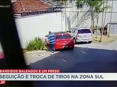 Troca de tiros deixa dois bandidos feridos na Zona Sul