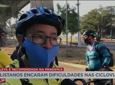 Paulistanos encaram dificuldades nas ciclovias