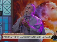 Padre Antônio Maria canta ‘Cura, Senhor’ no Aqui na Band