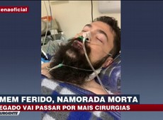 Delegado passará por mais cirurgias após levar tiros da namorada