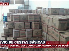 Campanha de candidato teria desviado cestas básicas