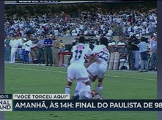 Amanhã, às 14h: Final do paulistão de 98