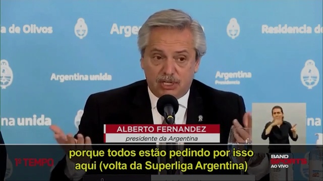 Presidente argentino pede calma para retorno do futebol - Vídeos ...