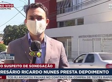 Empresário Ricardo Nunes presta depoimento