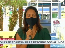 Escolas se adaptam para retorno dos alunos