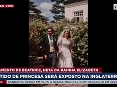 Vestido de princesa Beatrice será exposto na Inglaterra