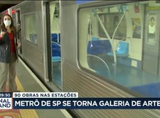 Metrô de São Paulo se torna galeria de arte
