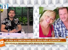 Marido de Léo Áquilla reclama de filme com beijo em Biel: 
