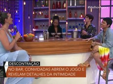 Momento bar com direito a perguntas intimas e um bom drink