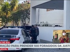 Operação para prender 100 foragidos da justiça