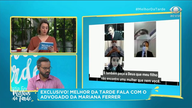 Advogado de Mariana Ferrer falou com o Melhor da Tarde nesta quinta-feira, 5