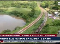 Sobe para 16 o número de mortos em acidente em MG