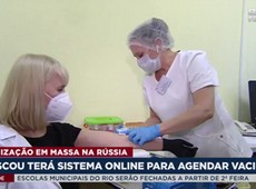 Moscou terá sistema on-line para agendar vacina
