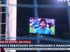 Estádio é rebatizado em homenagem a maradona