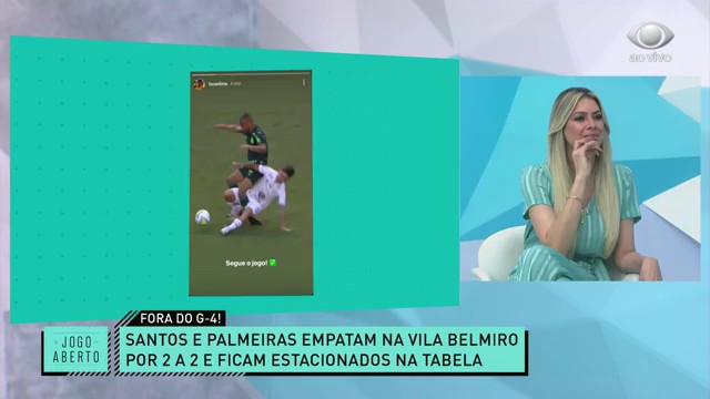 Renata e Denílson analisam lances polêmicos do clássico Reprodução TV