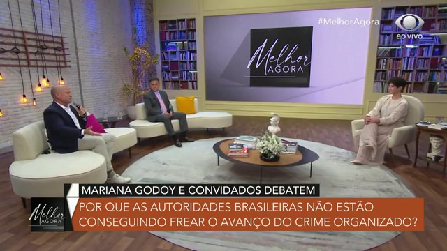 Convidados respondem o porque do crescimento do crime organizado Reprodução TV