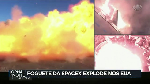 Foguete da SpaceX explode durante teste nos EUA