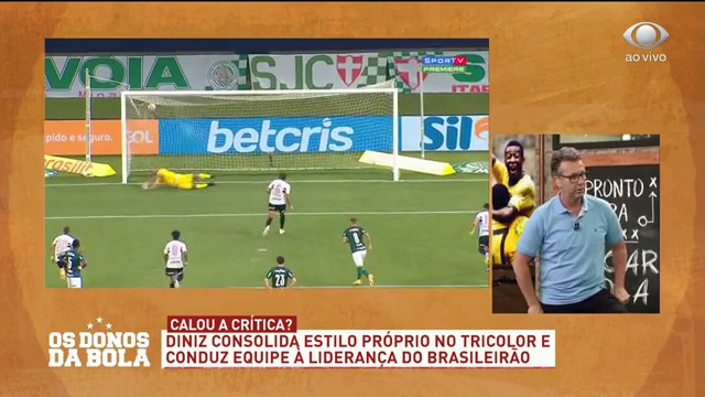 Futuro de Diniz foi assunto no programa Os Donos da Bola Reprodução