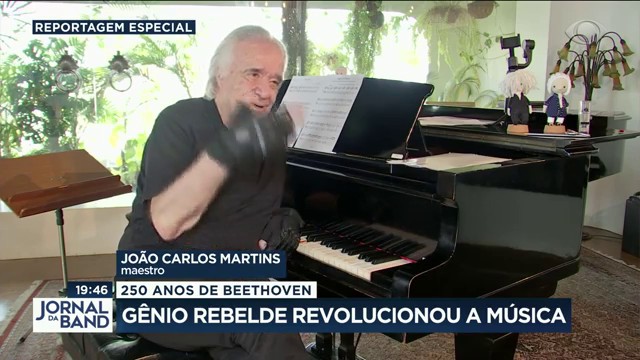 Beethoven 250 anos: gênio rebelde revolucionou a música Reprodução TV