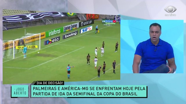 Abel x Lisca! Renata e Denílson comentam duelo pela Copa do Brasil  Reprodução TV