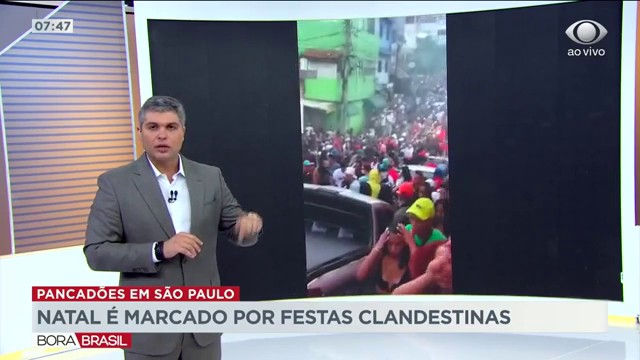 Natal é marcado por festas clandestinas Reprodução TV