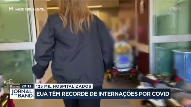 125 mil hospitalizados: EUA têm recorde de internações por Covid