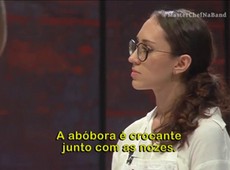 Sua bisque parece uma água de salsicha, diz Fogaça para Laura