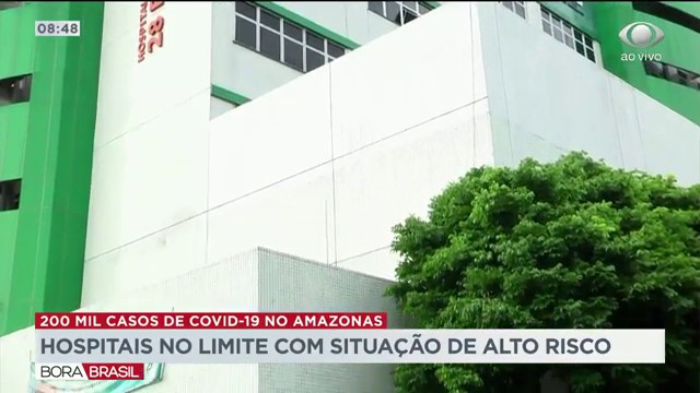 Amazonas volta à fase crítica após aumento de casos de Covid-19 Reprodução TV