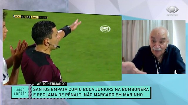 Jogo Aberto discute lance envolvendo Marinho