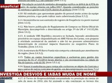 ALVO DE INVESTIGAÇÃO POR SUPOSTOS DESVIOS, IABAS MUDA DE NOME EM SÃO PAULO