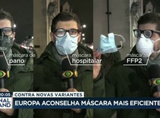 Europa aconselha máscara mais eficiente